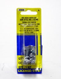 Dorman Help! 45959 License Plate Hdwe Kit Fasteners Dorman 45959