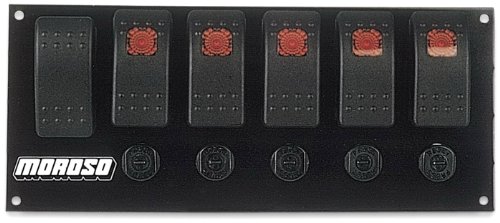 Moroso 74180 Rocker Switch Panel Accessories Moroso 74180