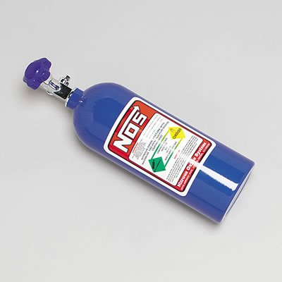 NOS 14730NOS Blue Aluminum 5-pound Nitrous Bottle Fuel System NOS 14730NOS