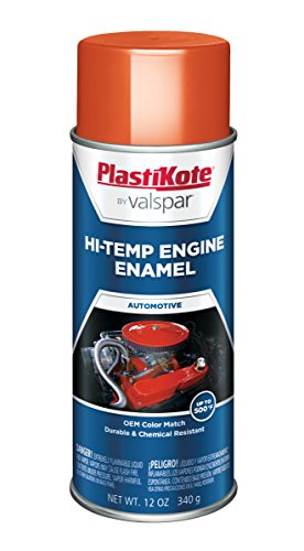 PlastiKote 200 Chevrolet Orange Engine Enamel, 12 oz. Spray Paint PlastiKote 200