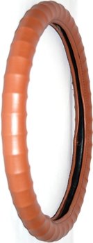 Superior 58-0950T Contour Sport Grip Slip-on Steering Wheel Cover, Tan Steering Accessories Superior 580950T