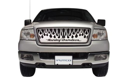 Putco 53302 Harley-Davidson  Mirror Stainless Steel Grille Grilles Putco 53302