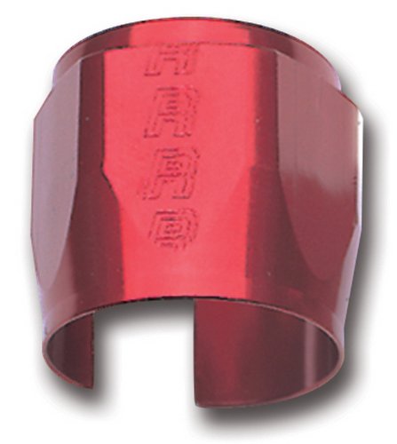 Edelbrock/Russell 620260 Red Anodized Aluminum -6AN Tube Seal Fuel Hose End Fittings Russell 620260