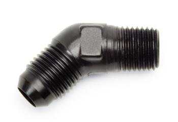 Edelbrock/Russell 660951 Endura -6AN 45-Degree Flare to 1/4 Pipe Adapter Fitting Fittings Russell 660951