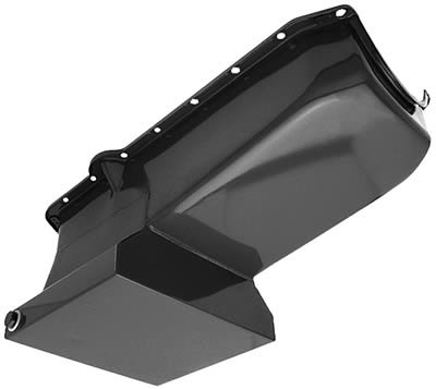 Trans-Dapt 9725 Oil Pan Chrm Sb Chev 7Qt Protective Shields Trans-Dapt Performance 9725