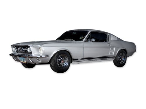 1967 Mustang GT Decals & Stripes Kit - RED Decals Mustang SK102-RED