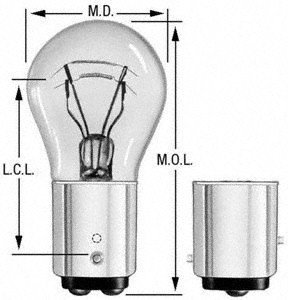Wagner Lighting 1016 Miniature Lamp - Pack of 10 Headlight Bulbs Wagner Lighting 1016