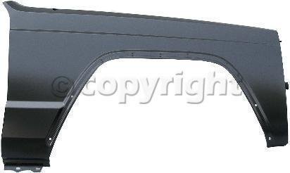 FENDER jeep CHEROKEE 84-96 COMANCHE 86-92 WAGONEER 84-90 primed rh Fenders Parts Train 5071