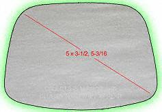 MIRROR GLASS nissan PULSAR NX 83-86 280ZX 280-zx 79-83 side door RV Parts & Accessories Parts Train N471501