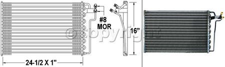 A/C CONDENSER chevy chevrolet CORVETTE 90-93 ac Condensers Parts Train P32603