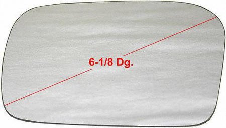 MIRROR GLASS nissan NX 91-93 view lh RV Parts & Accessories Parts Train N471118