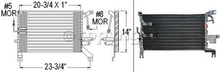 American Condenser by Vista-Pro 1033591 A/C Condenser Condensers American Condenser 1033591