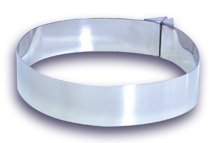 3A Racing 63-0013 Stainless Muffler Clamp 9 Flat Mufflers 3A Racing 630013