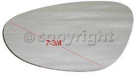 MIRROR GLASS porsche CARRERA 99-03 BOXSTER 97-04 911 99-04 view lh RV Parts & Accessories Parts Train P471122
