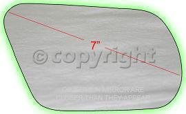 MIRROR GLASS toyota SUPRA 86-88 view rh RV Parts & Accessories Parts Train T471121