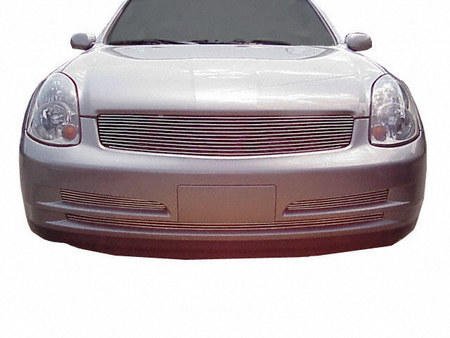BUMPER GRILLE infiniti G35 SEDAN g-35 03-04 grill front Bumper Guards Parts Train PR-809323
