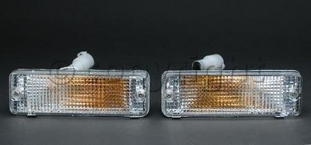 CLEAR TURN SIGNAL toyota PICKUP 84-88 euro truck Lenses Parts Train TY8488CBL