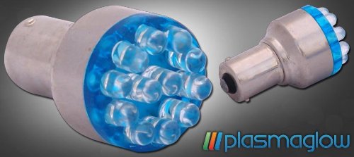 PlasmaGlow | 1156LEDR | LED Accessory Bulb - Bulb Part # 1156 - Red Brake Lights Plasmaglow 1156LEDR