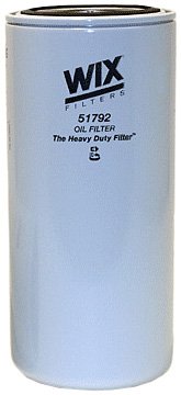 WIX Filters - 51792 Heavy Duty Spin-On Lube Filter, Pack of 1 Oil Filters Wix 51792