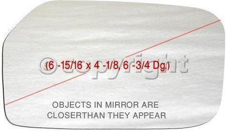 MIRROR GLASS dodge COLT VISTA 84-91 view rh RV Parts & Accessories Parts Train D471133
