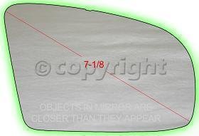 MIRROR GLASS mitsubishi PRECIS 90-94 hyundai EXCEL view rh RV Parts & Accessories Parts Train H471137