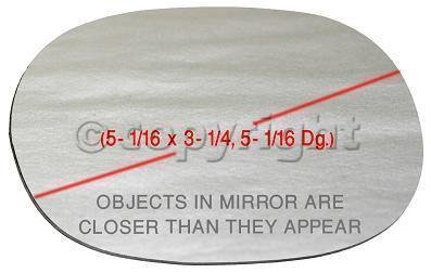 MIRROR GLASS mercury LYNX 81-87 LN7 82-83 ford ESCORT 81-90 view rh RV Parts & Accessories Parts Train F471173