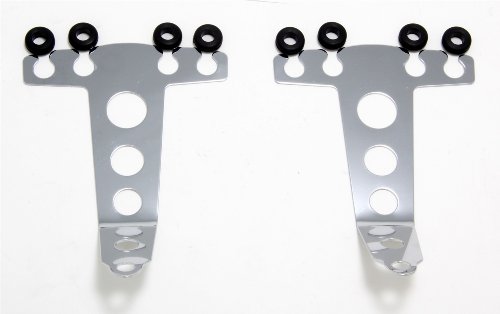 Trans-Dapt 9097 Chrome Tall 4-Hole Wire Loom Looms & Accessories Trans-Dapt Performance 9097