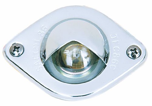 Peterson V437 License Plate/Utility Light Chrome Bulbs Peterson Manufacturing V437