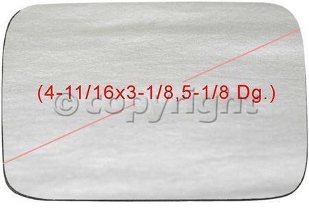 MIRROR GLASS plymouth SAPPORO 78-83 dodge CHALLENGER view lh RV Parts & Accessories Parts Train D471144