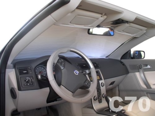 Sunshade for VOLVO C70 2006 2007 2008 2009 2010 2011 2012 2013 HEATSHIELD Windshield Custom-fit Sunshade Sunshades HeatShield 1102-C70