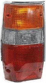 87-96 MITSUBISHI PICKUP TAIL LIGHT LH (DRIVER SIDE) TRUCK, With Chrome Trim (1987 87 1988 88 1989 89 1990 90 1991 91 1992 92 1993 93 1994 94 1995 95 1996 96) 11-1547-66 MB527095 Chrome Trim & Accessories Parts Train 11-1547-66-mits-pick