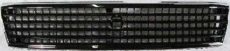 89-90 TOYOTA CRESSIDA GRILLE, Chrome, Black (1989 89 1990 90) 2884 5310122200 Bumper Covers Parts Train 2884-toyo-cres