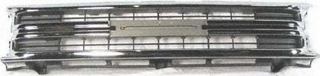 89-91 TOYOTA PICKUP GRILLE TRUCK, 2WD, Chrome, Center Piece (1989 89 1990 90 1991 91) 3286 5311189132 Bumper Covers Parts Train 3286-toyo-pick