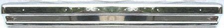 80-85 CHEVY CHEVROLET IMPALA REAR BUMPER CHROME, Sedan, Without Molding Holes (1980 80 1981 81 1982 82 1983 83 1984 84 1985 85) 6243 14005677 Bumper Covers Parts Train 6243-chev-impa
