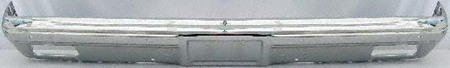 81-82 GMC JIMMY FRONT BUMPER CHROME SUV, Without Molding Holes (1981 81 1982 82) 6748 14021279 Bumpers Parts Train 6748-gmc-jimm
