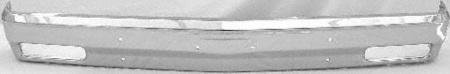 82-90 CHEVY CHEVROLET S10 PICKUP s-10 FRONT BUMPER CHROME TRUCK, Without Molding Holes (1982 82 1983 83 1984 84 1985 85 1986 86 1987 87 1988 88 1989 89 1990 90) 6935 14033618 Bumpers Parts Train 6935-chev-s10