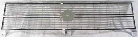 84-90 DODGE CHARGER GRILLE, Chrome/Silver (1984 84 1985 85 1986 86 1987 87 1988 88 1989 89 1990 90) 7365 4270610 Bumper Covers Parts Train 7365-dodg-char