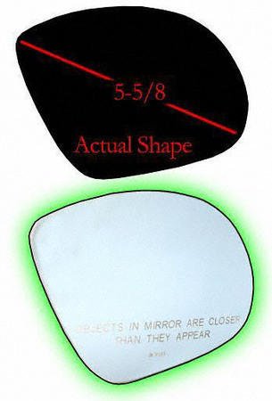 99 BMW M3 MIRROR GLASS RH (PASSENGER SIDE), (5-5/8 Dg) Convex (1999 99) B471129 51162257556 RV Parts & Accessories Parts Train B471129-bmw-m3