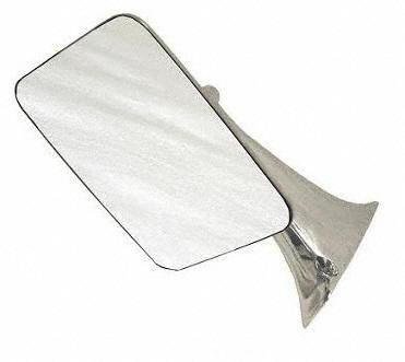 70-72 CHEVY CHEVROLET FULL SIZE PICKUP fullsize MIRROR LH (DRIVER SIDE) TRUCK, Stainless (1970 70 1971 71 1972 72) C00470102 Mirrors Parts Train C00470102-chev-full