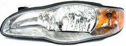 00-05 CHEVY CHEVROLET MONTE CARLO HEADLIGHT LH (DRIVER SIDE) (2000 00 2001 01 2002 02 2003 03 2004 04 2005 05) C100104 10321017 Headlight Bulbs Parts Train C100104-chev-mont