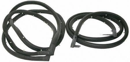 73-79 GMC SUBURBAN REAR DOOR WEATHERSTRIP SET SUV, - Fits on (pair), Do-it-Yourself-Kit (1973 73 1974 74 1975 75 1976 76 1977 77 1978 78 1979 79) C451504 N/A Weather Stripping Parts Train C451504-gmc-subu