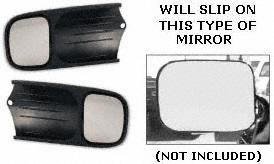 78-87 GMC FULL SIZE PICKUP fullsize TOW MIRROR (PASSENGER SIDE = DRIVER SIDE) TRUCK, One Set (includes left and right sides) (1978 78 1979 79 1980 80 1981 81 1982 82 1983 83 1984 84 1985 85 1986 86 19 Mirrors Parts Train C470901-gmc-full