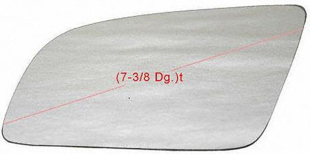 82-92 PONTIAC TRANS AM transam MIRROR GLASS LH (DRIVER SIDE), (7-3/8 Dg.) (1982 82 1983 83 1984 84 1985 85 1986 86 1987 87 1988 88 1989 89 1990 90 1991 91 1992 92) C471216 N/A RV Parts & Accessories Parts Train C471216-pont-tran