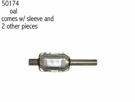Catalytic Converters Parts Train CC-50174-olds-fire
