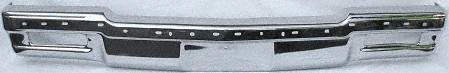 80-85 CHEVY CHEVROLET IMPALA FRONT BUMPER CHROME, With Molding Holes (1980 80 1981 81 1982 82 1983 83 1984 84 1985 85) 6241 14083928 Bumpers Parts Train 6241-chev-impa