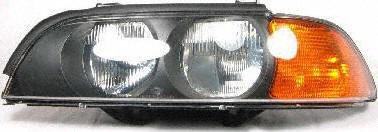 00 BMW M5 HEADLIGHT LH (DRIVER SIDE), Halogen Type (2000 00) 65513 63128385091 Headlight Bulbs Parts Train 65513-bmw-m5