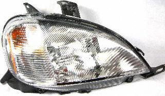 00-01 MERCEDES BENZ ML55 ml-55 HEADLIGHT RH (PASSENGER SIDE) SUV, Halogen Type, w/Sport Pkg (2000 00 2001 01) 65594 1638201061 Headlight Bulbs Parts Train 65594-merc-ml55