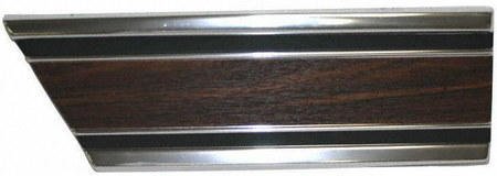 69-72 GMC FULL SIZE PICKUP fullsize FENDER MOLDING TRUCK, Lower Rear LH Side Wood Grain (1969 69 1970 70 1971 71 1972 72) C00224110 CV01M14A Fender Parts Train C00224110-gmc-full