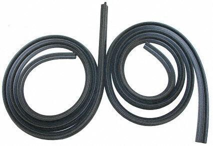 73-91 GMC SUBURBAN FRONT DOOR WEATHERSTRIP SET SUV, Upper - Fits on Rear (Pair), Crewcab, Do-It-Yourself Kit (1973 73 1974 74 1975 75 1976 76 1977 77 1978 78 1979 79 1980 80 1981 81 1982 82 1983 83 19 Weather Stripping Parts Train C450707-gmc-subu