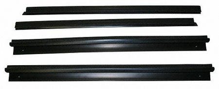 95 CHEVY CHEVROLET TAHOE REAR DOOR WEATHERSTRIP SET SUV, Deluxe Beltline Kit, 6pcs.(2 Inners, 2 Outers, Complete Run Channels) Models without power windows, Do-it- yourself Crew Cab (1995 95) C451518 Weather Stripping Parts Train C451518-chev-taho